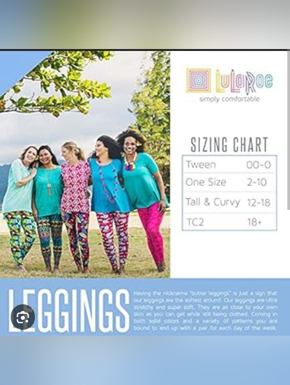 LuLaRoe Red Rocket Print Kids Leggings - Picture 5 of 5